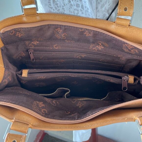 NWT M.C. Leather Shoulder Bag - Picture 13 of 14